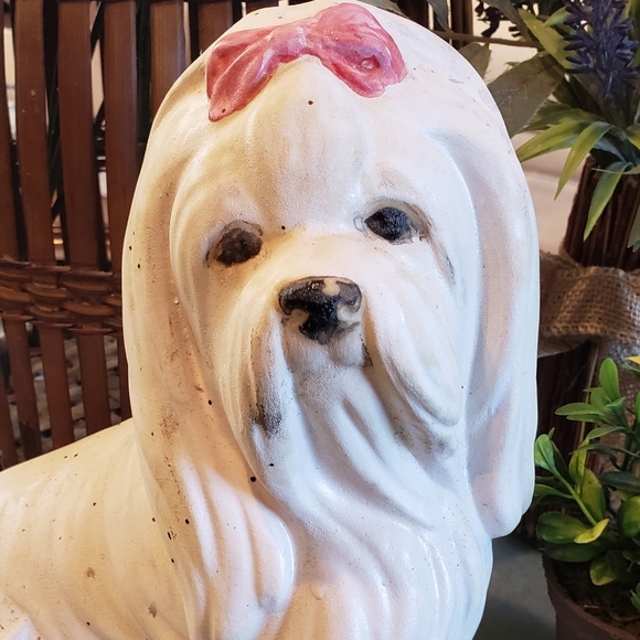 FOREVER HOME needed. VINTAGE. Large ceramic dog. - Picture 3 of 7
